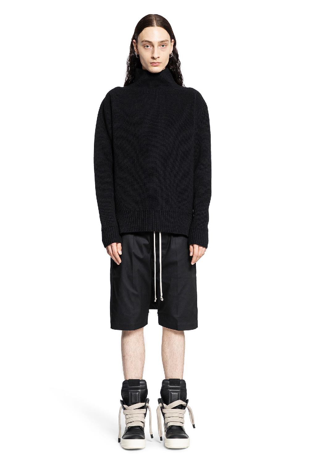 Antonioli RICK OWENS MAN BLACK SHORTS & SKIRTS