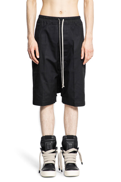 Antonioli RICK OWENS MAN BLACK SHORTS & SKIRTS