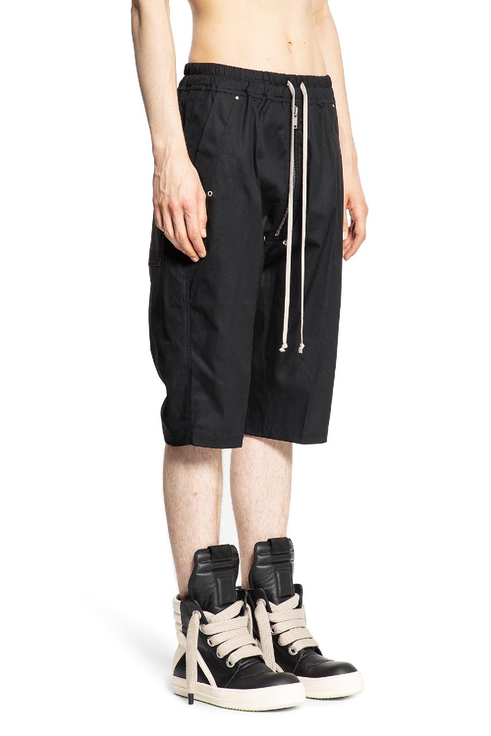 Antonioli RICK OWENS MAN BLACK SHORTS & SKIRTS