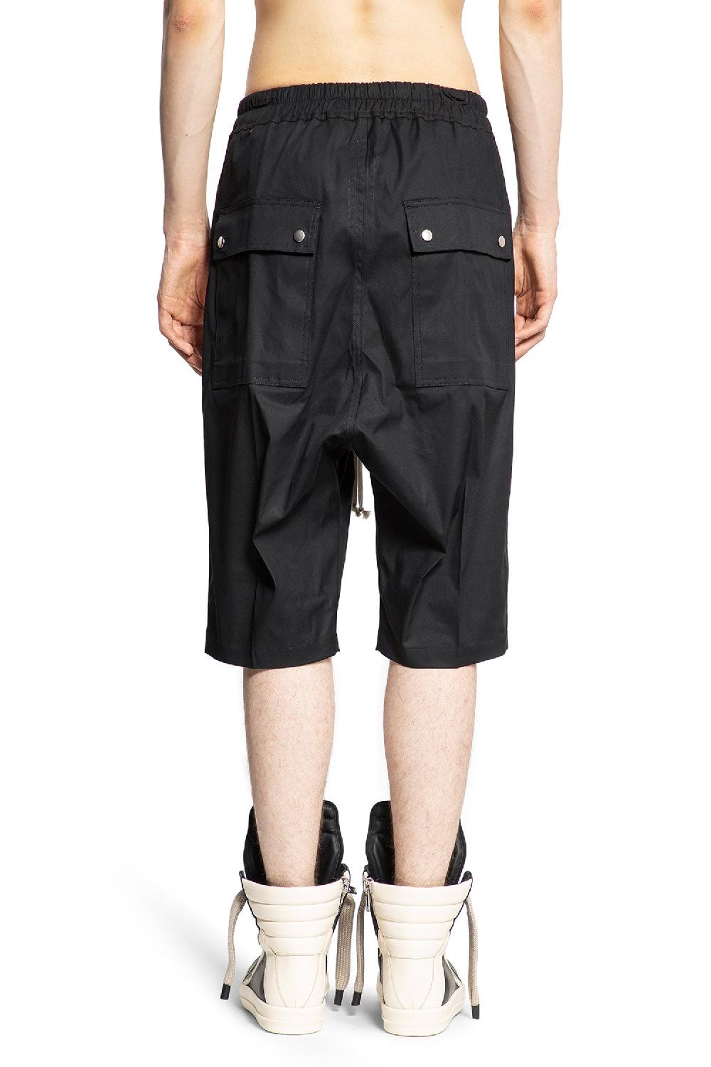 Antonioli RICK OWENS MAN BLACK SHORTS & SKIRTS