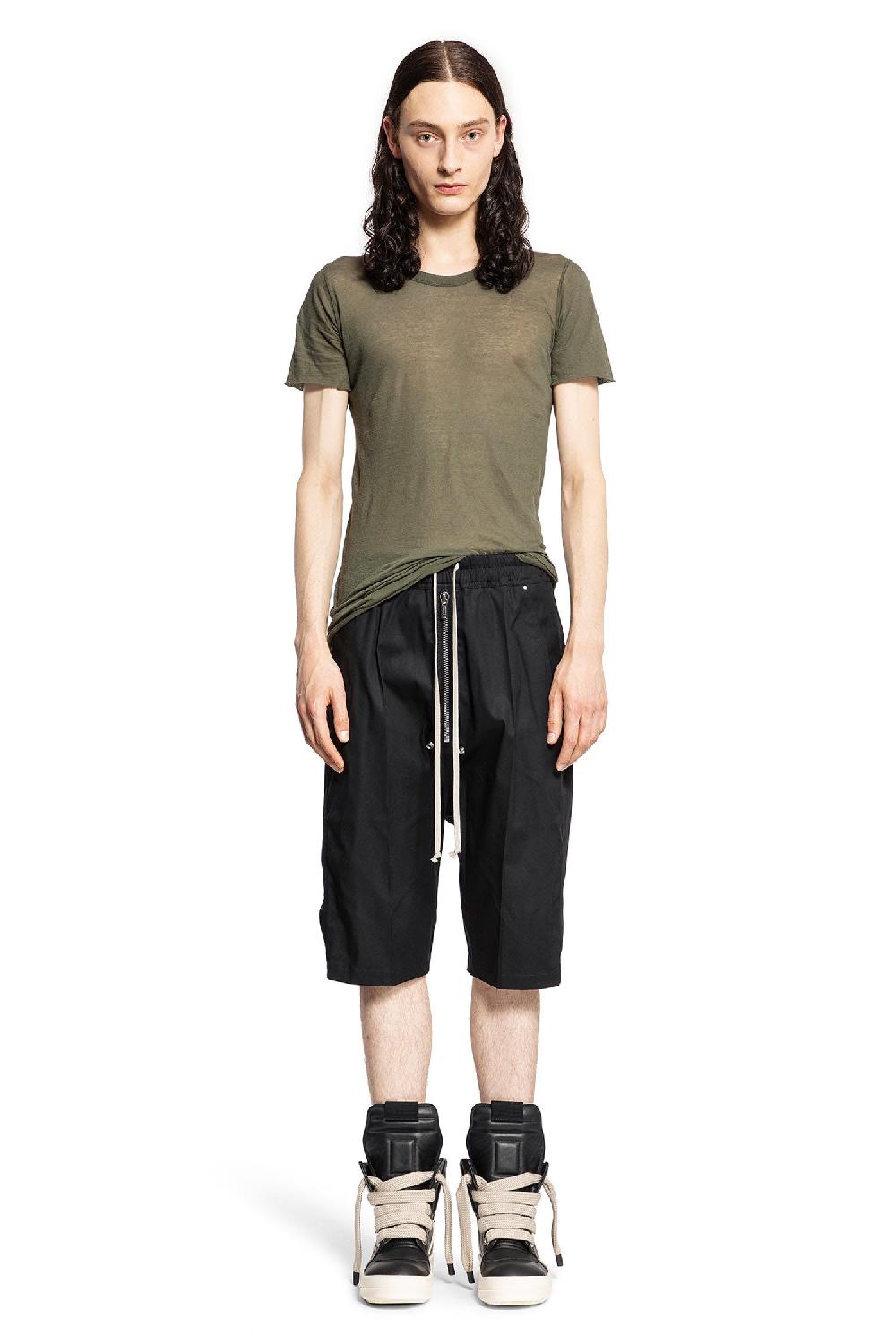 Antonioli RICK OWENS MAN BLACK SHORTS & SKIRTS