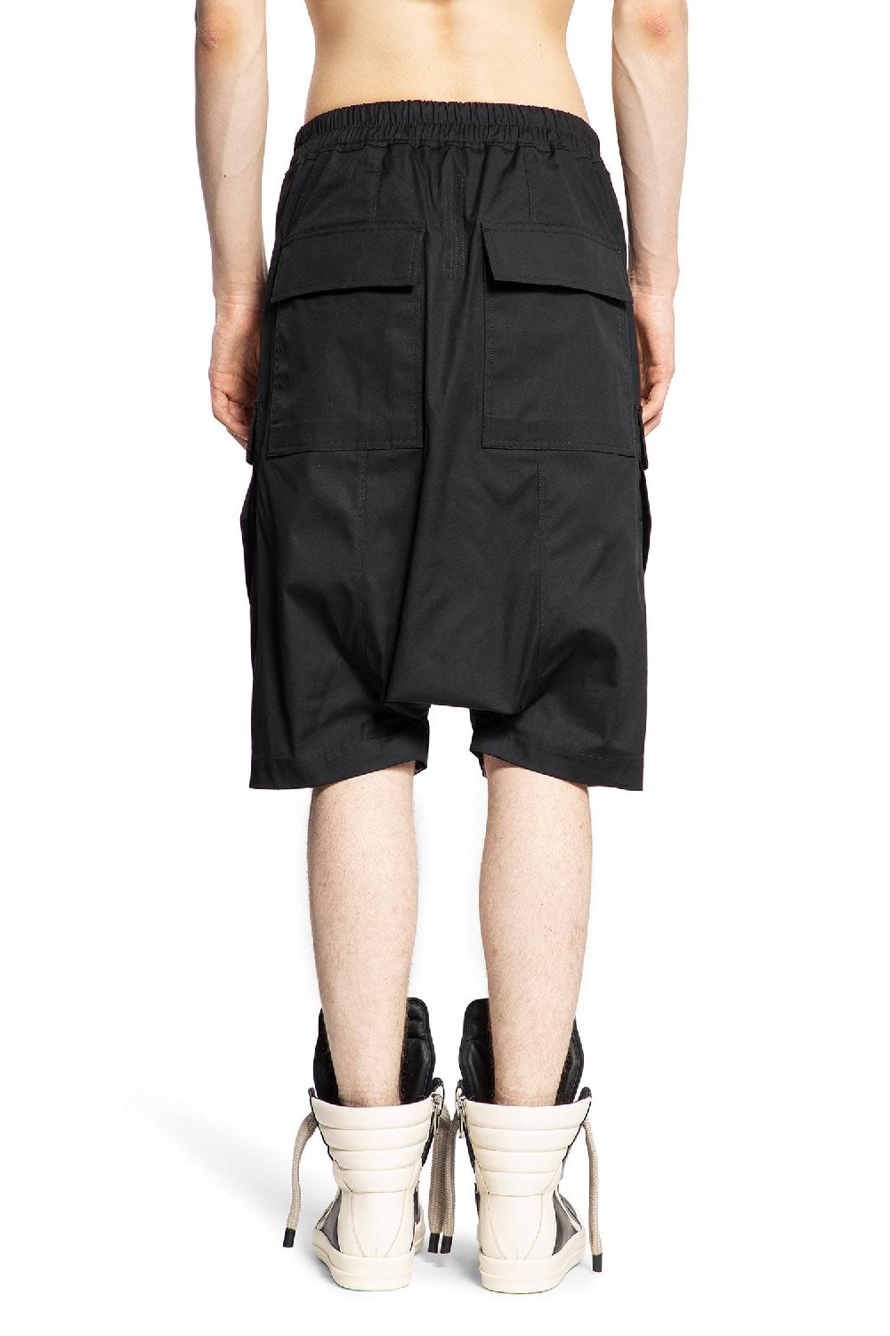 Antonioli RICK OWENS MAN BLACK SHORTS & SKIRTS
