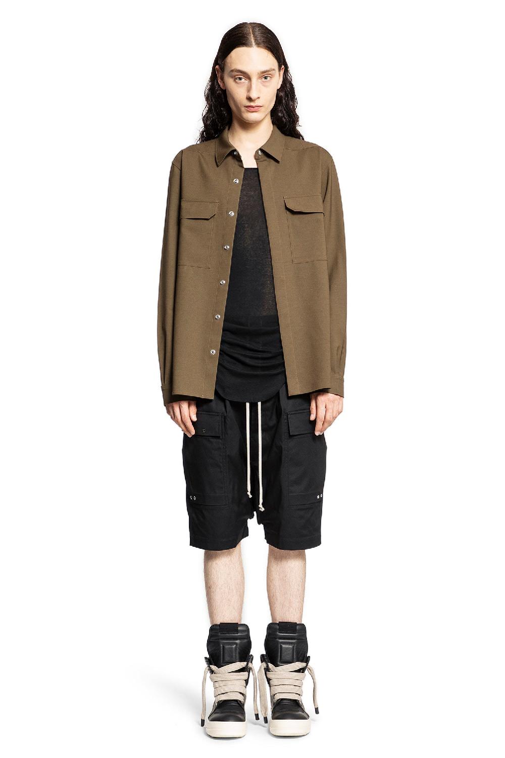 Antonioli RICK OWENS MAN BLACK SHORTS & SKIRTS
