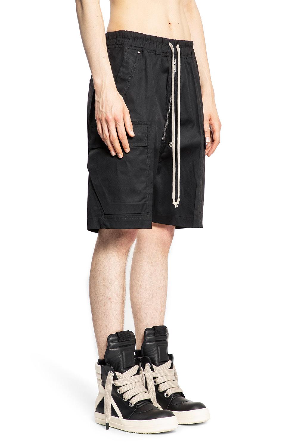 Antonioli RICK OWENS MAN BLACK SHORTS & SKIRTS