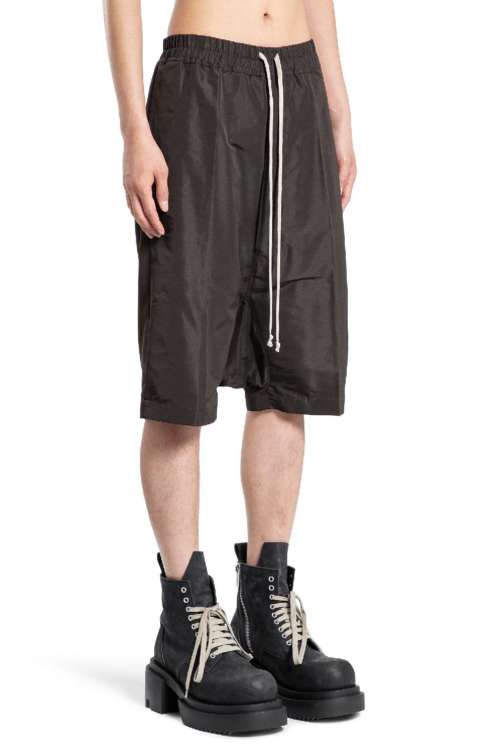 Antonioli RICK OWENS MAN BLACK SHORTS & SKIRTS