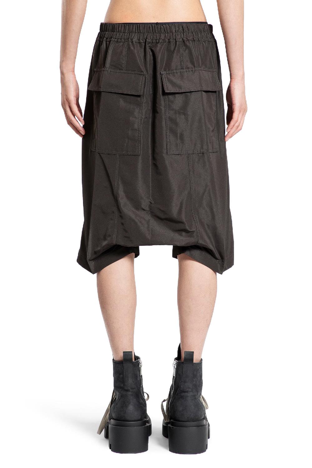 Antonioli RICK OWENS MAN BLACK SHORTS & SKIRTS