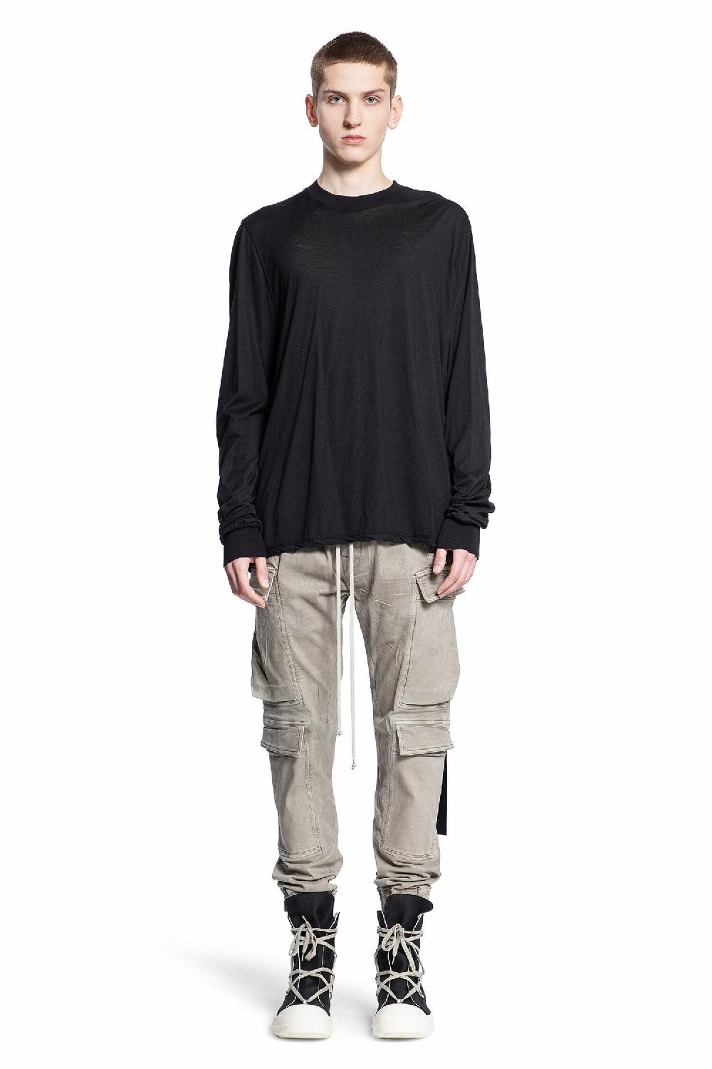 Antonioli RICK OWENS MAN BLACK T-SHIRTS & TANK TOPS