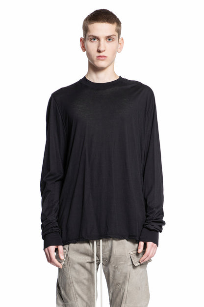 Antonioli RICK OWENS MAN BLACK T-SHIRTS & TANK TOPS