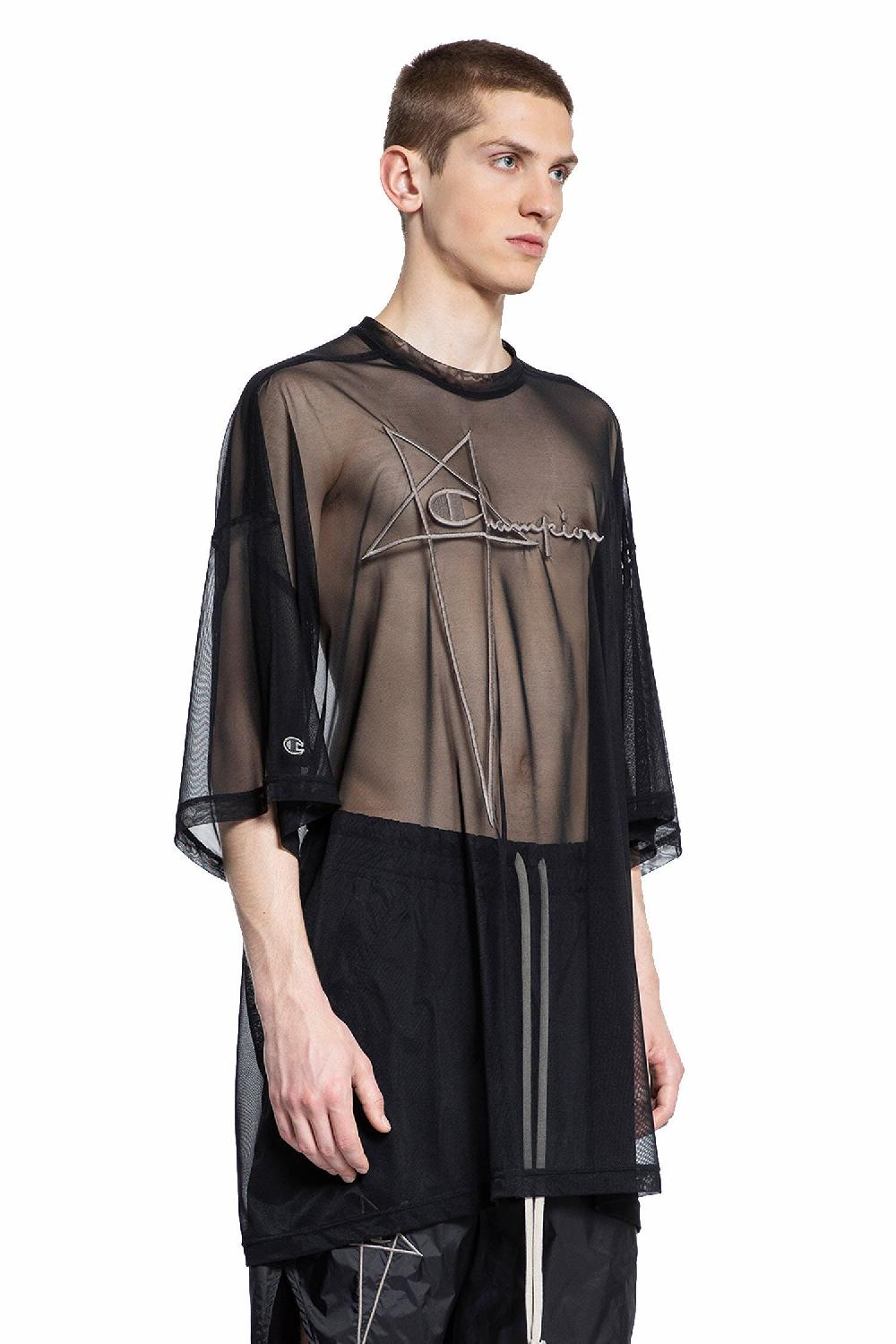 Antonioli RICK OWENS MAN BLACK T-SHIRTS & TANK TOPS