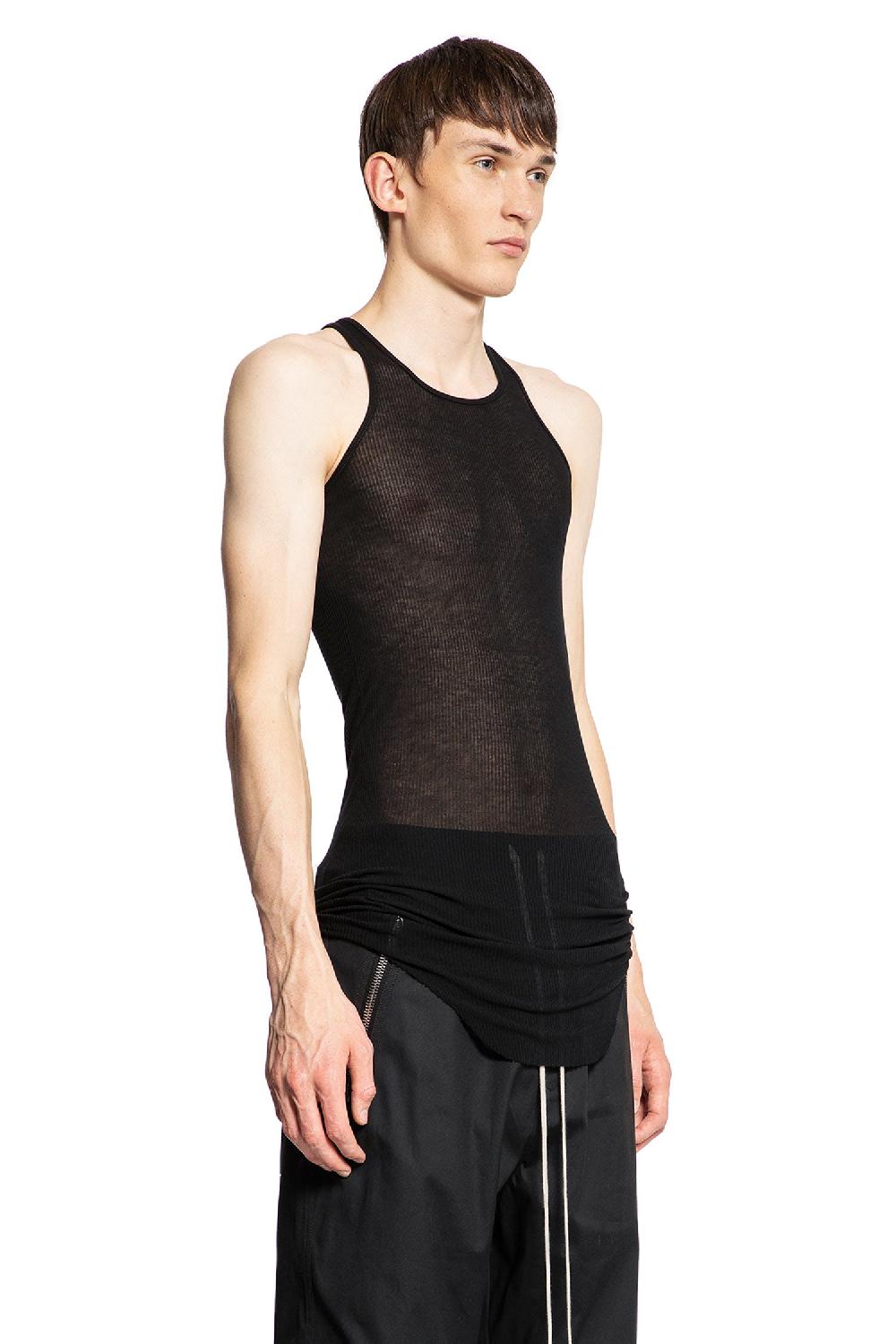 Antonioli RICK OWENS MAN BLACK T-SHIRTS & TANK TOPS