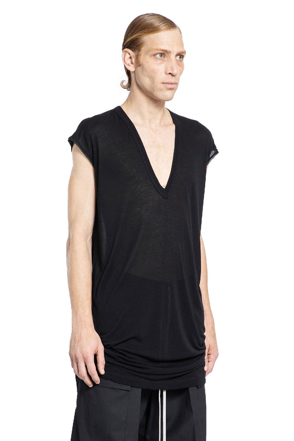 Antonioli RICK OWENS MAN BLACK T-SHIRTS & TANK TOPS