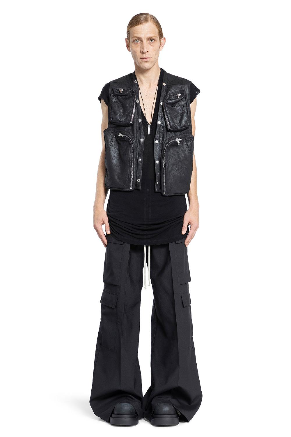 Antonioli RICK OWENS MAN BLACK T-SHIRTS & TANK TOPS