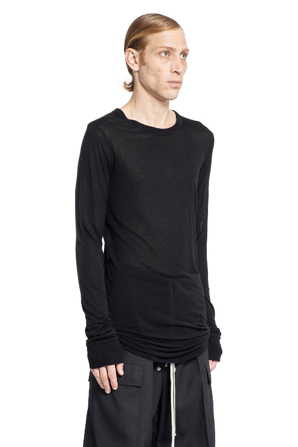 Antonioli RICK OWENS MAN BLACK T-SHIRTS & TANK TOPS