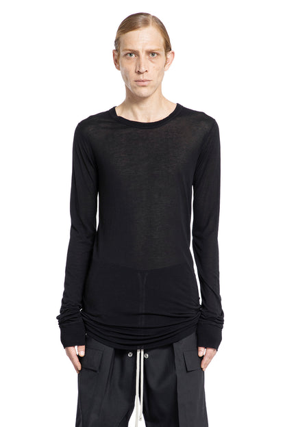 Antonioli RICK OWENS MAN BLACK T-SHIRTS & TANK TOPS