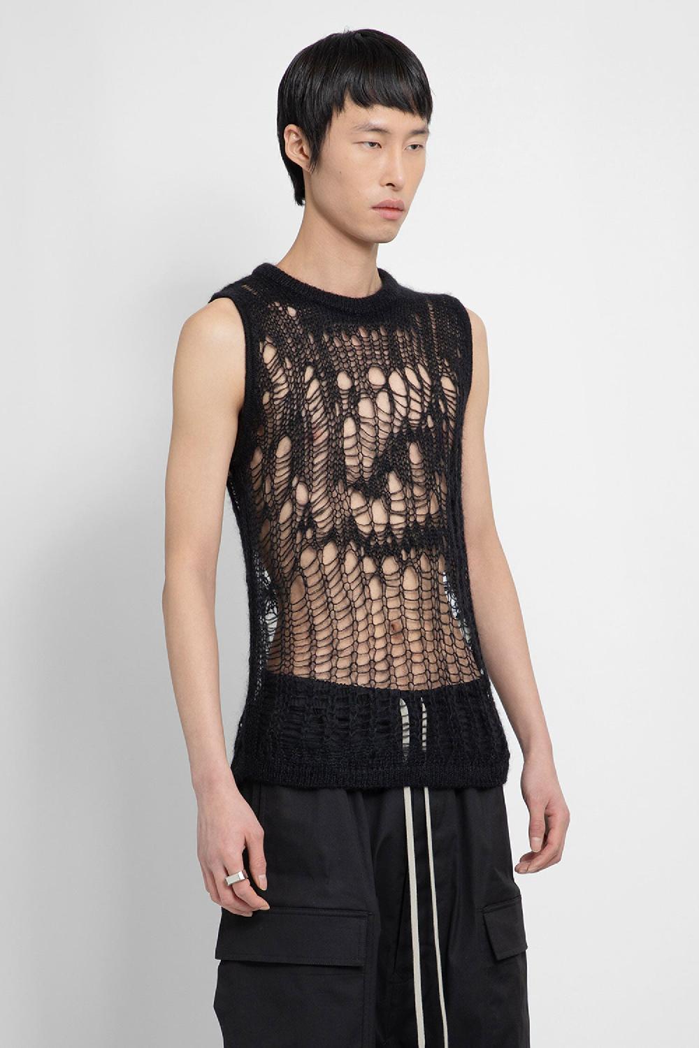 Antonioli RICK OWENS MAN BLACK VESTS