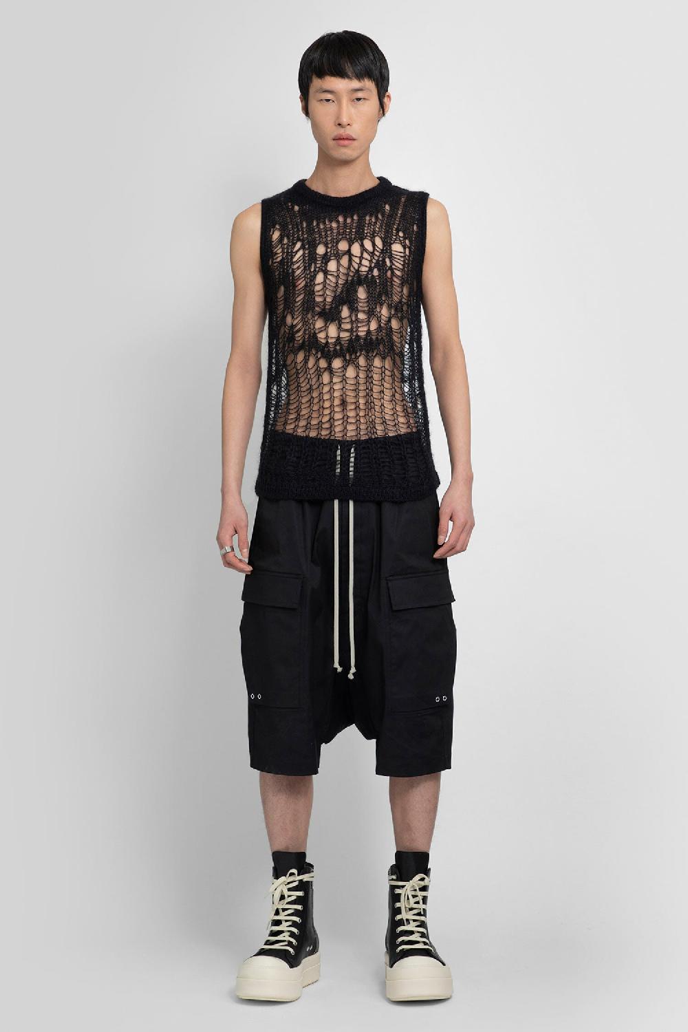 Antonioli RICK OWENS MAN BLACK VESTS