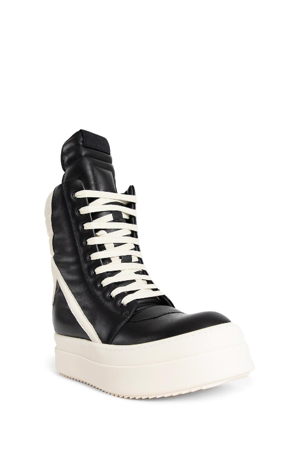 Antonioli RICK OWENS MAN BLACK&WHITE SNEAKERS