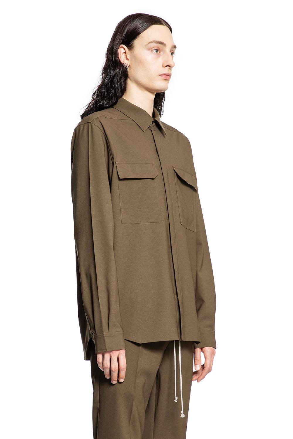 Antonioli RICK OWENS MAN BROWN SHIRTS