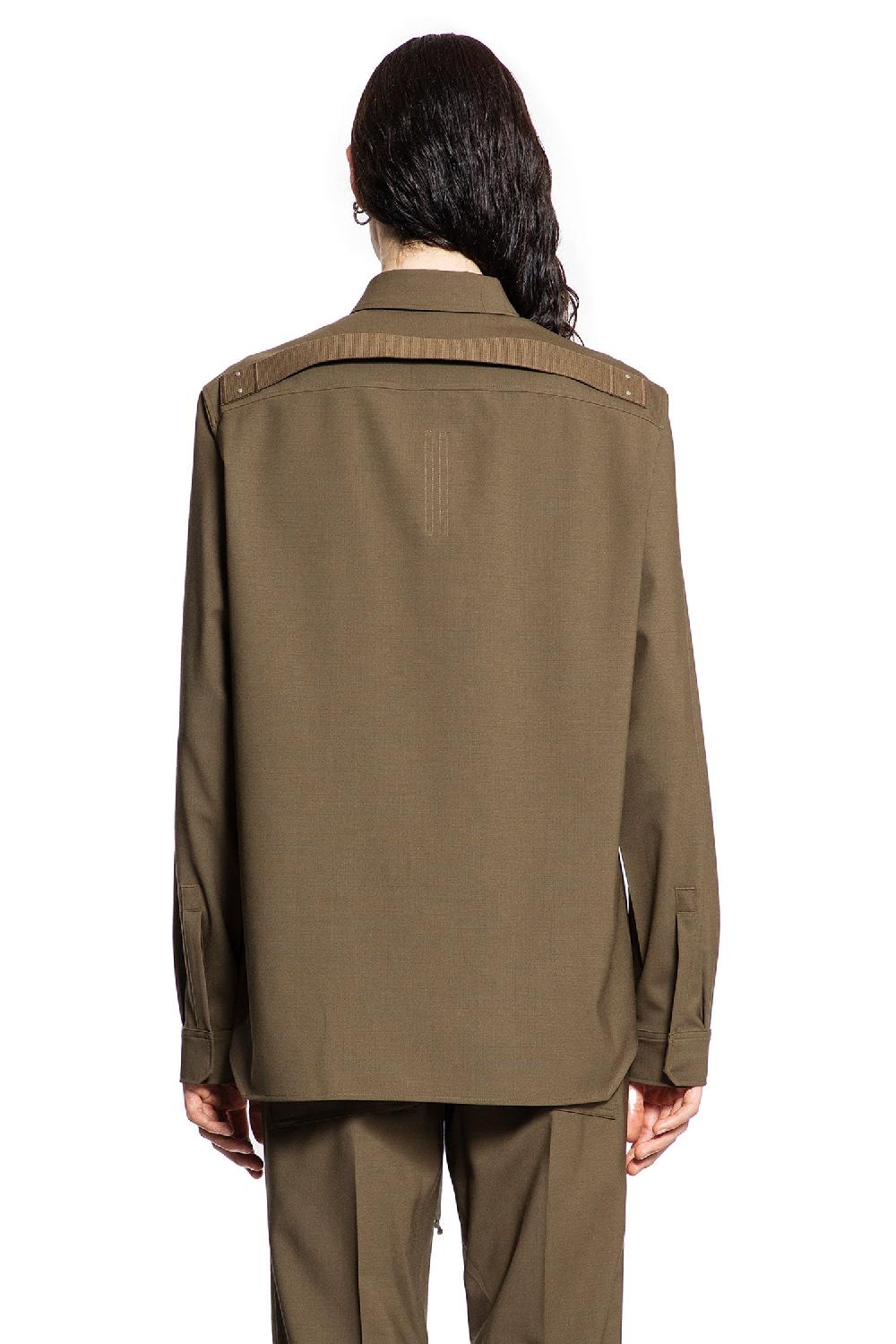 Antonioli RICK OWENS MAN BROWN SHIRTS