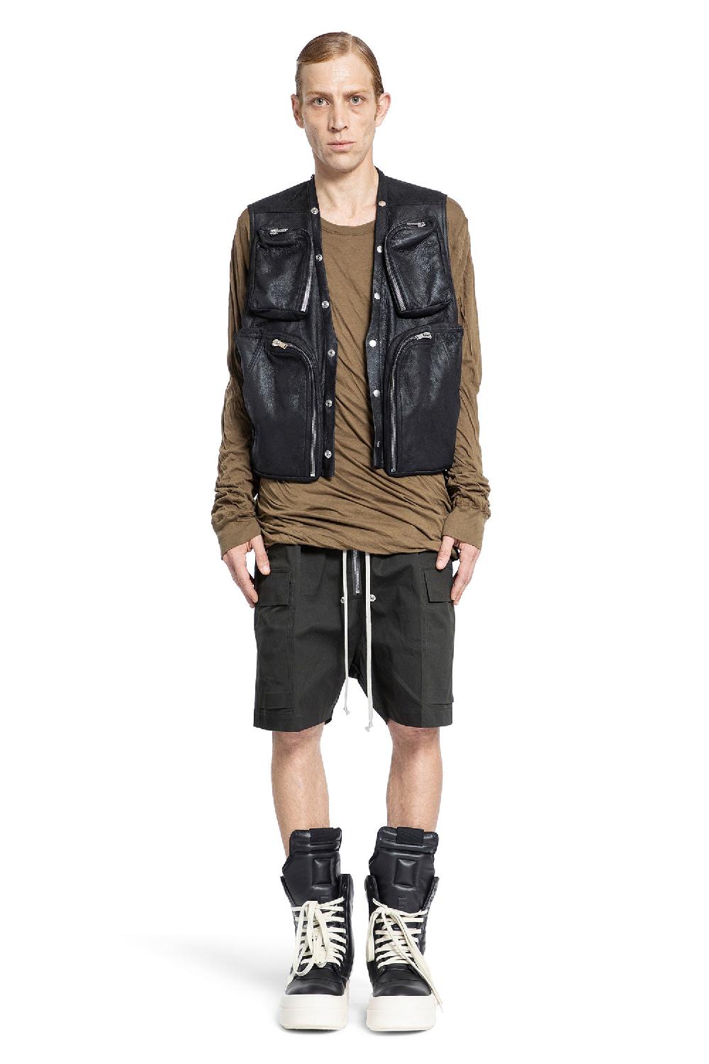 Antonioli RICK OWENS MAN GREEN SHORTS & SKIRTS