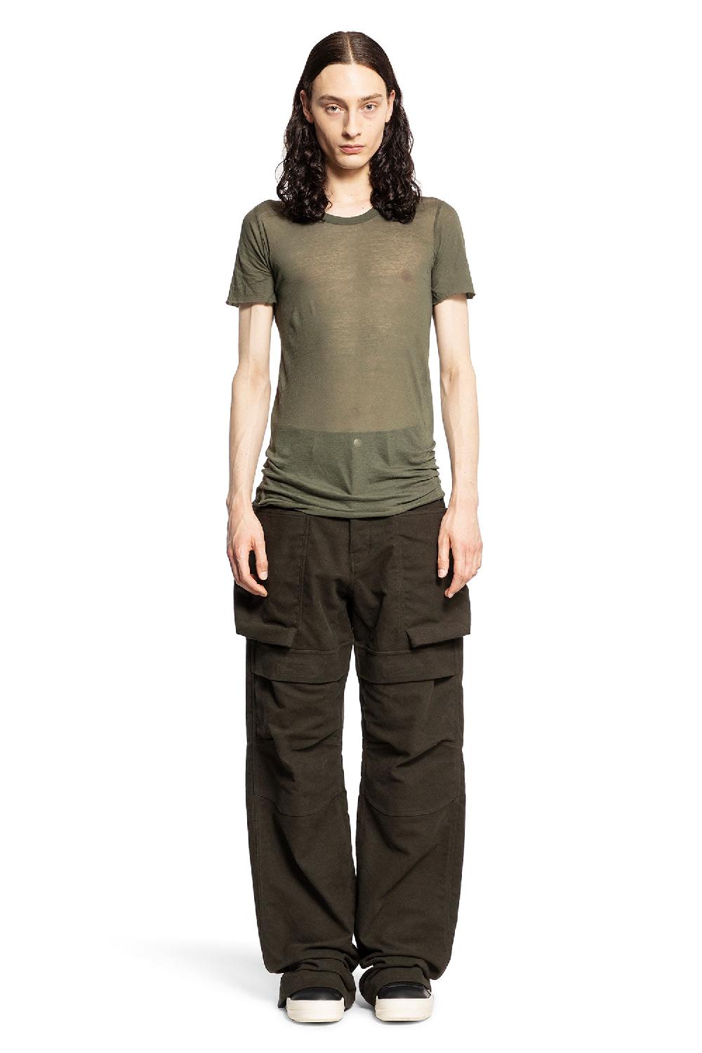 Antonioli RICK OWENS MAN GREEN T-SHIRTS & TANK TOPS