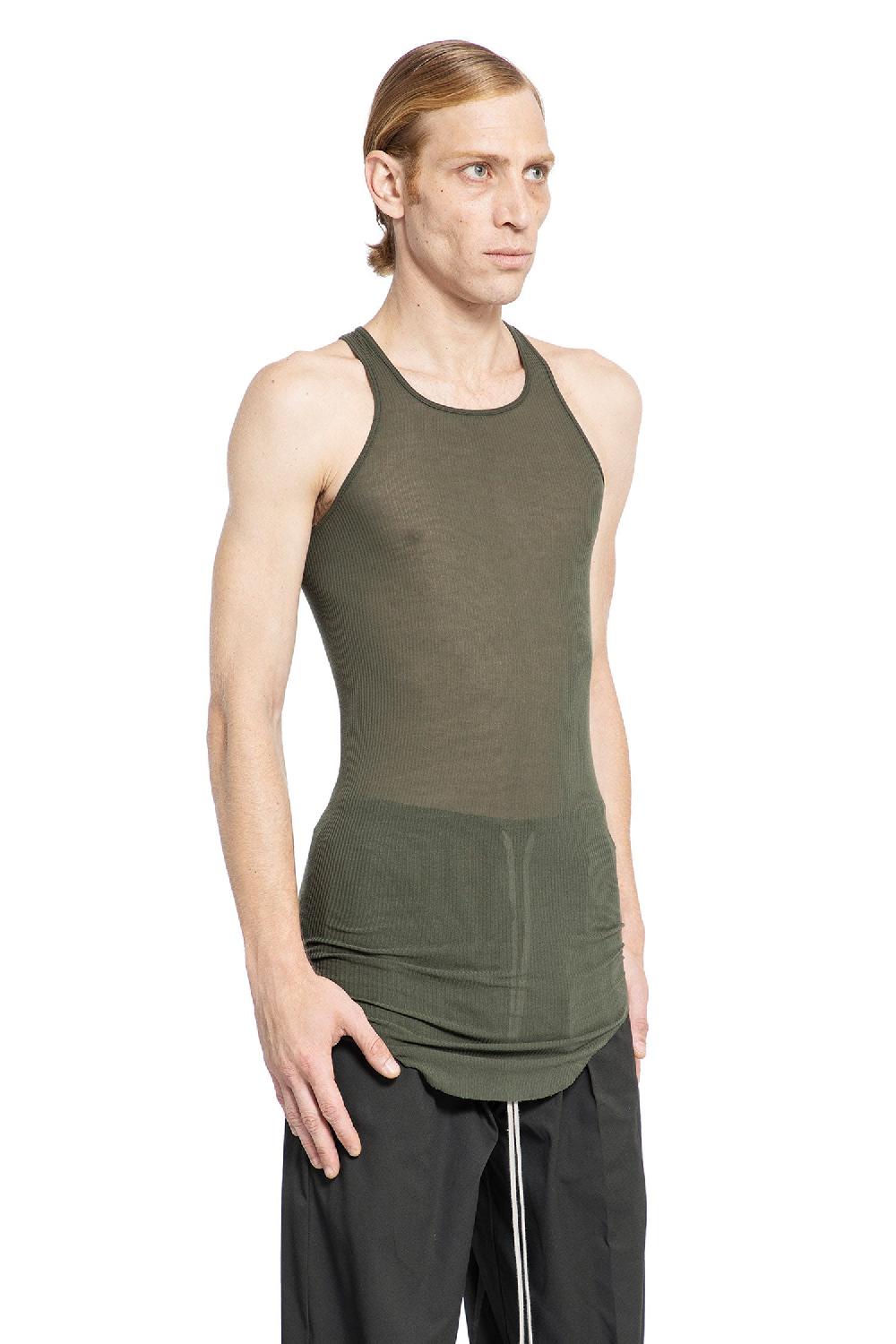 Antonioli RICK OWENS MAN GREEN T-SHIRTS & TANK TOPS