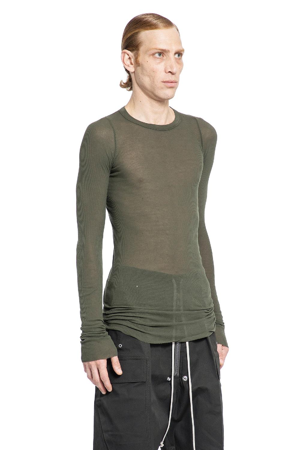 Antonioli RICK OWENS MAN GREEN T-SHIRTS & TANK TOPS