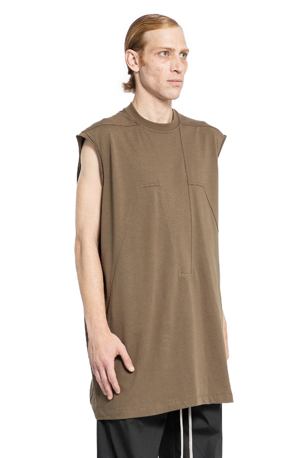 Antonioli RICK OWENS MAN GREEN T-SHIRTS & TANK TOPS