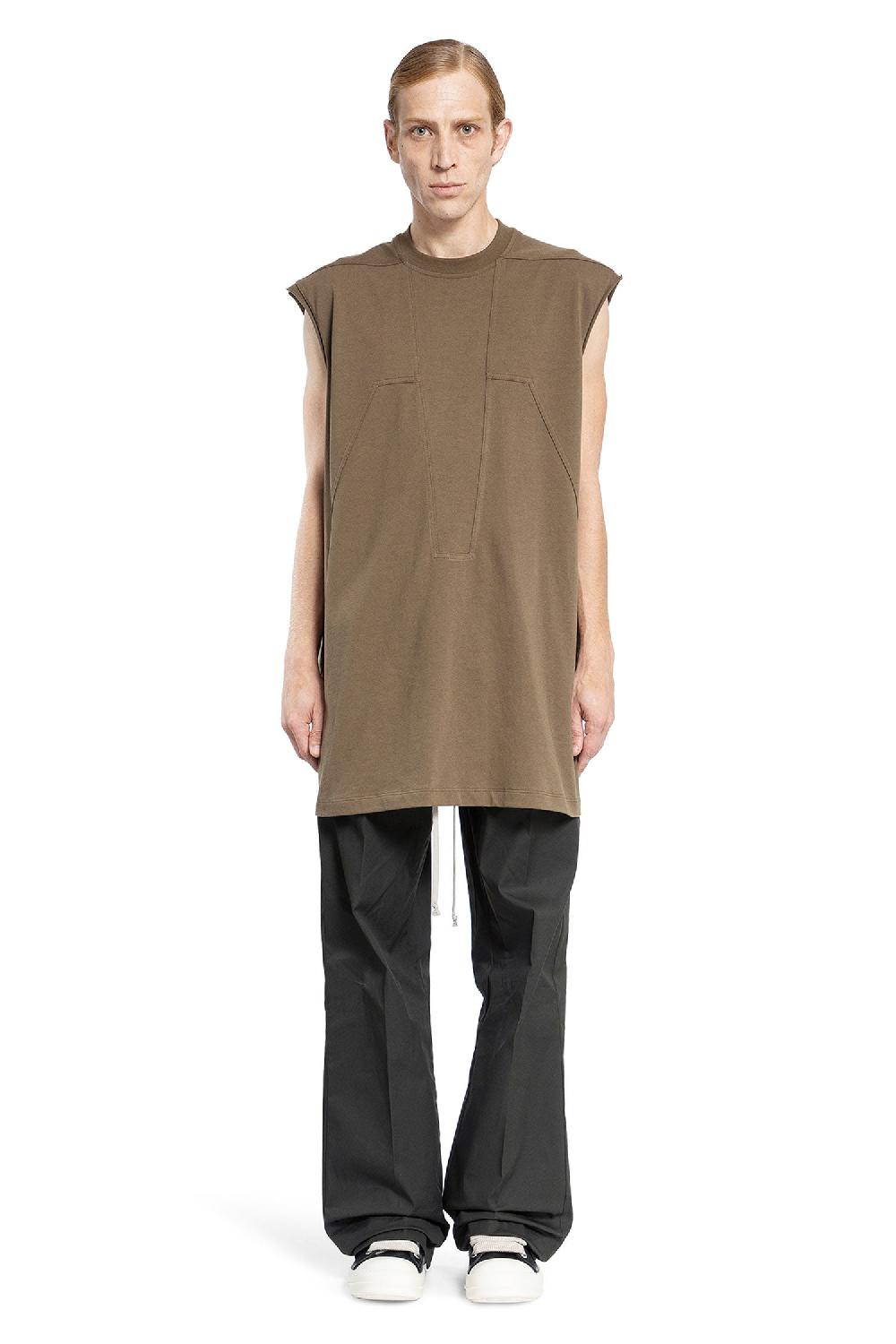 Antonioli RICK OWENS MAN GREEN T-SHIRTS & TANK TOPS