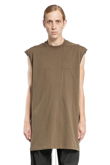 Antonioli RICK OWENS MAN GREEN T-SHIRTS & TANK TOPS
