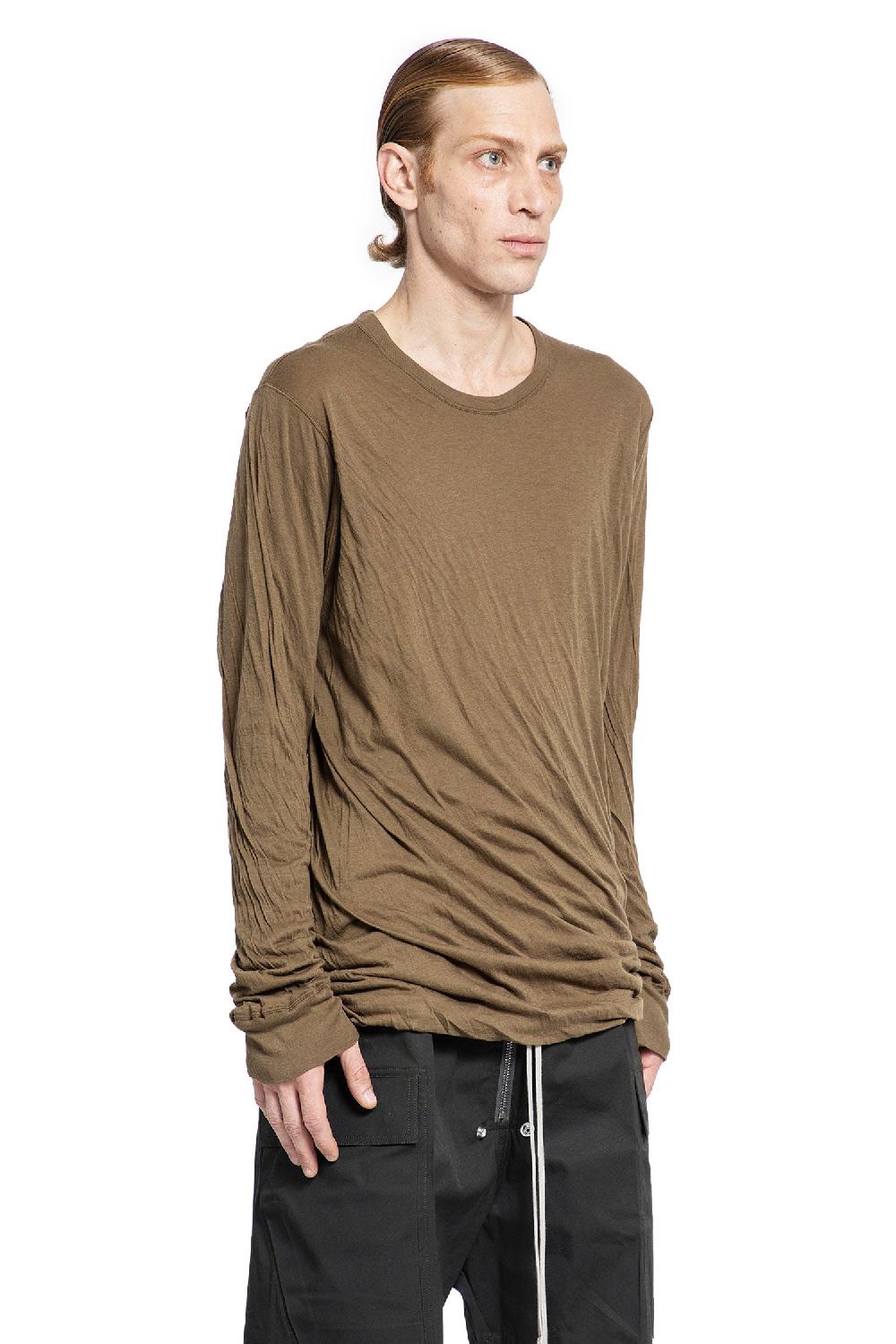 Antonioli RICK OWENS MAN GREEN T-SHIRTS & TANK TOPS