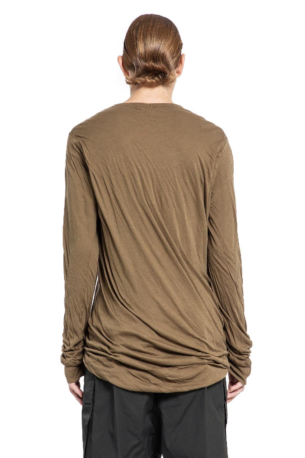 Antonioli RICK OWENS MAN GREEN T-SHIRTS & TANK TOPS