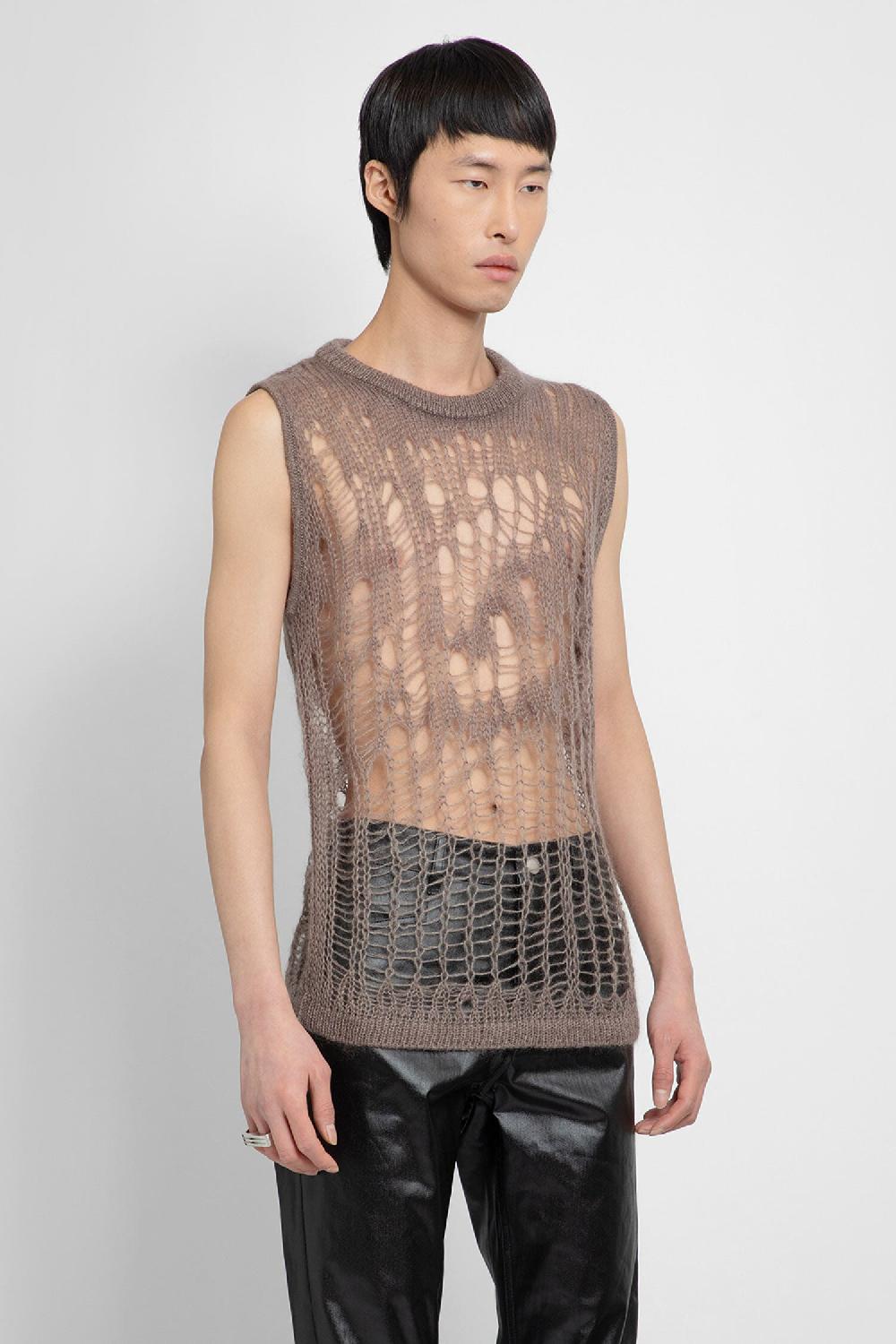 Antonioli RICK OWENS MAN GREY KNITWEAR
