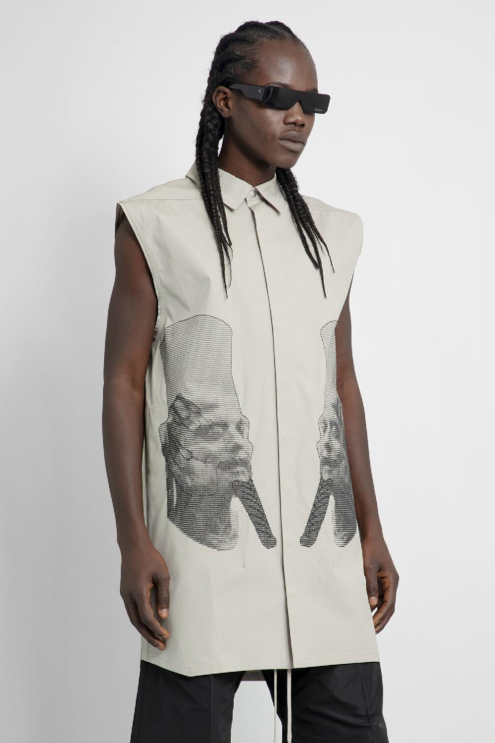 Antonioli RICK OWENS MAN GREY SHIRTS