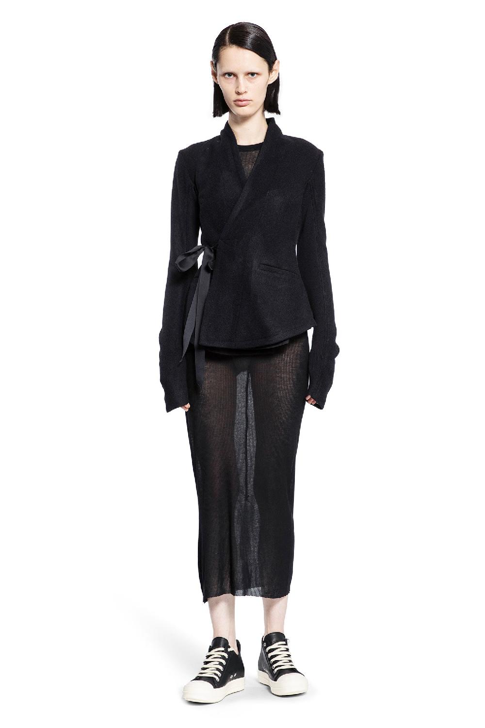 Antonioli RICK OWENS WOMAN BLACK JACKETS