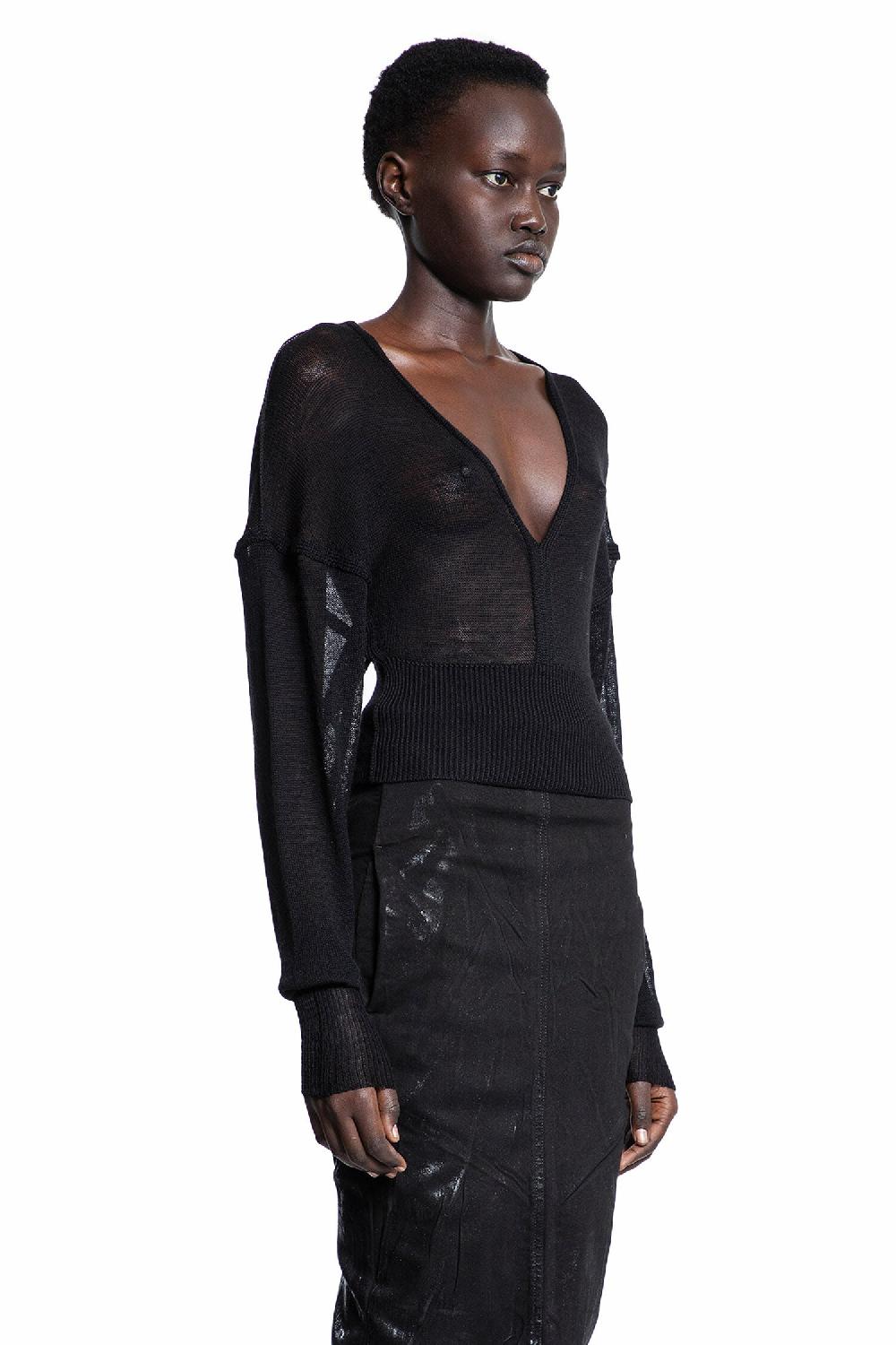 Antonioli RICK OWENS WOMAN BLACK KNITWEAR