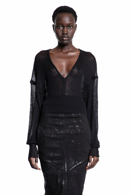 Antonioli RICK OWENS WOMAN BLACK KNITWEAR