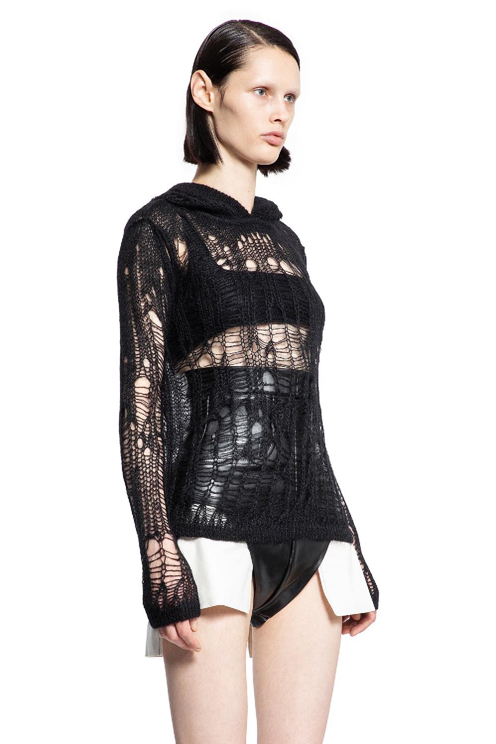 Antonioli RICK OWENS WOMAN BLACK KNITWEAR