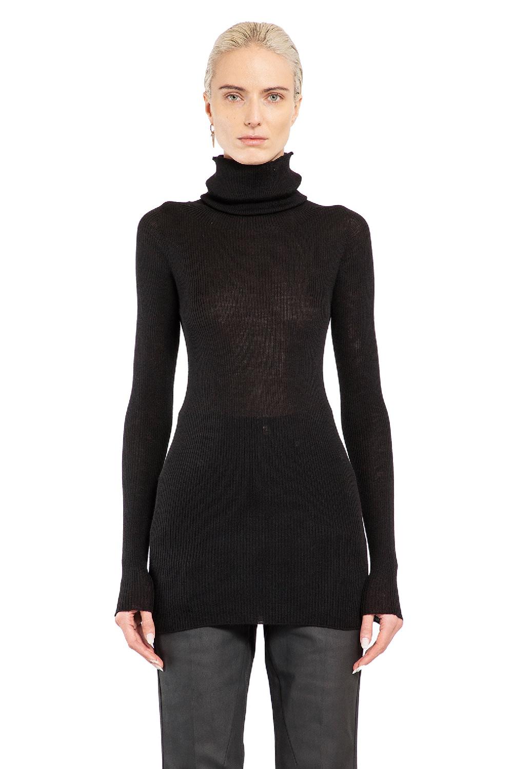 Antonioli RICK OWENS WOMAN BLACK KNITWEAR