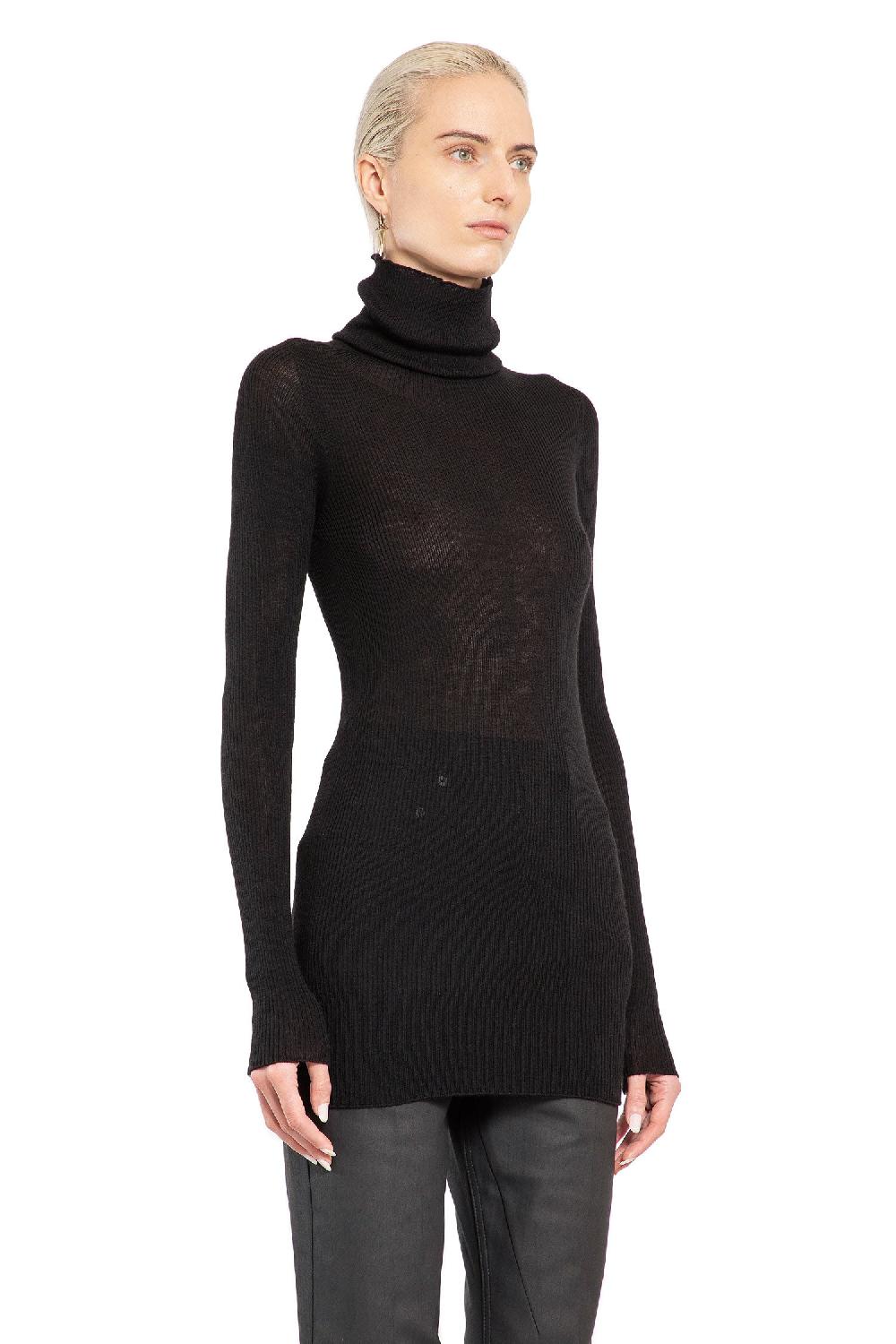 Antonioli RICK OWENS WOMAN BLACK KNITWEAR
