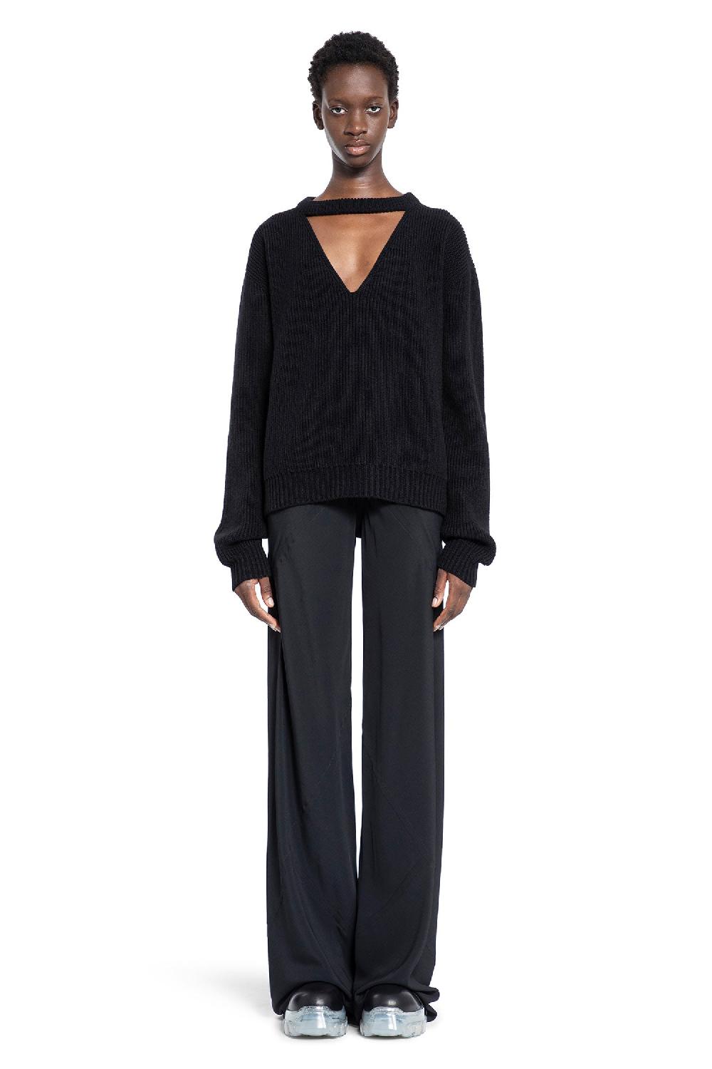 Antonioli RICK OWENS WOMAN BLACK KNITWEAR