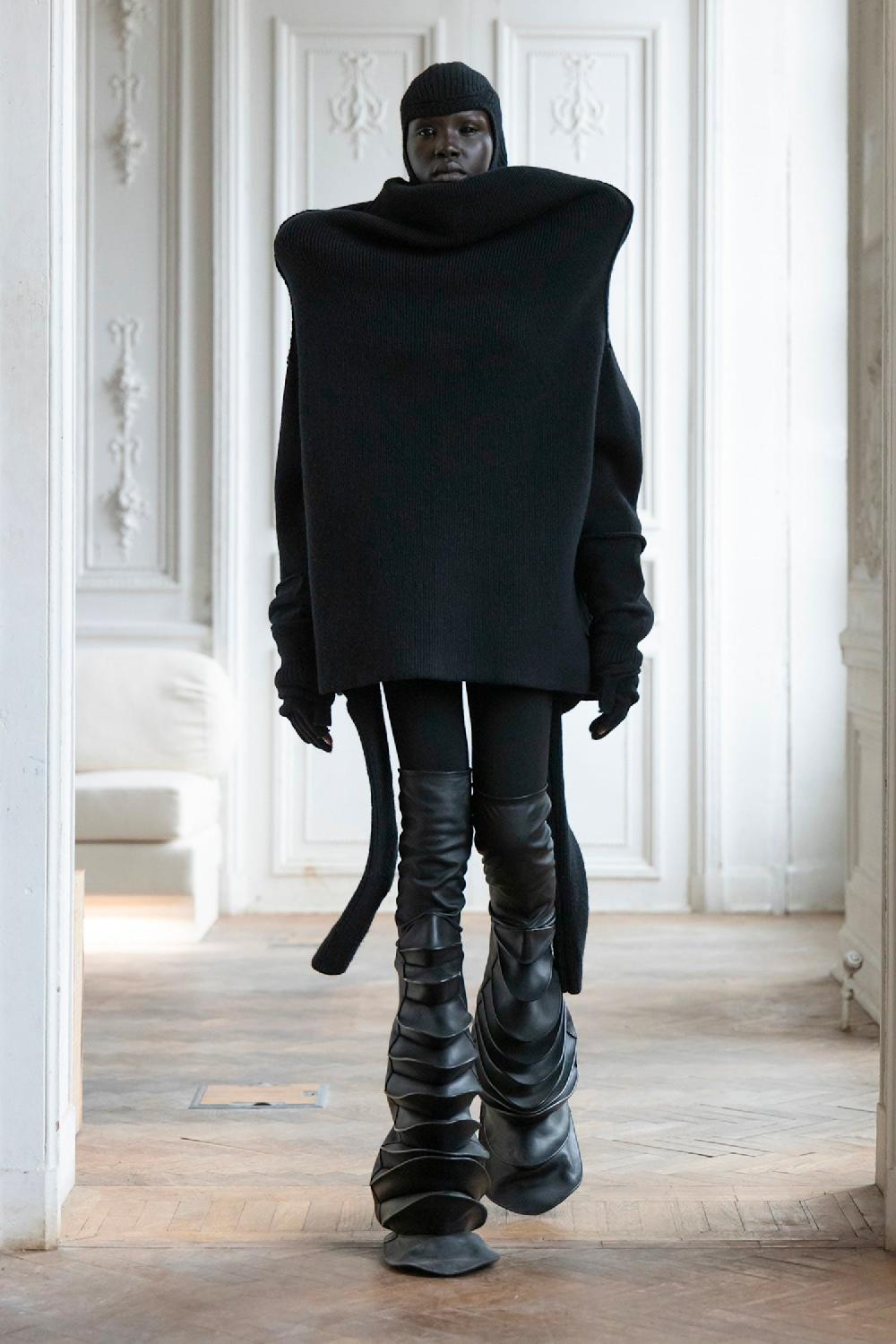 Antonioli RICK OWENS WOMAN BLACK KNITWEAR