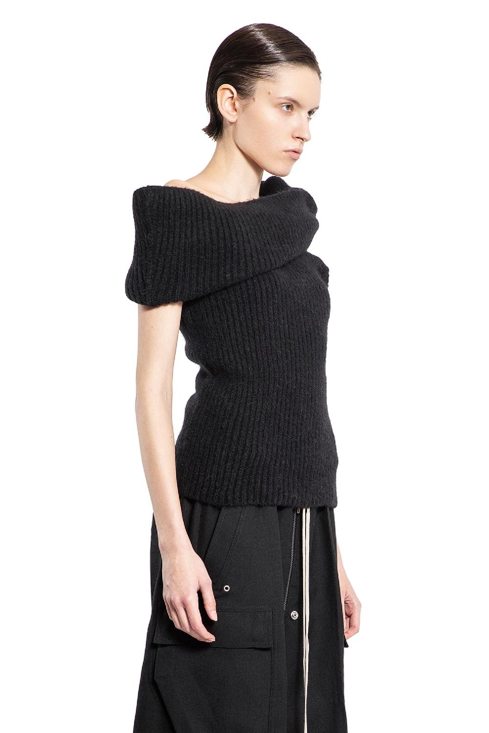 Antonioli RICK OWENS WOMAN BLACK KNITWEAR