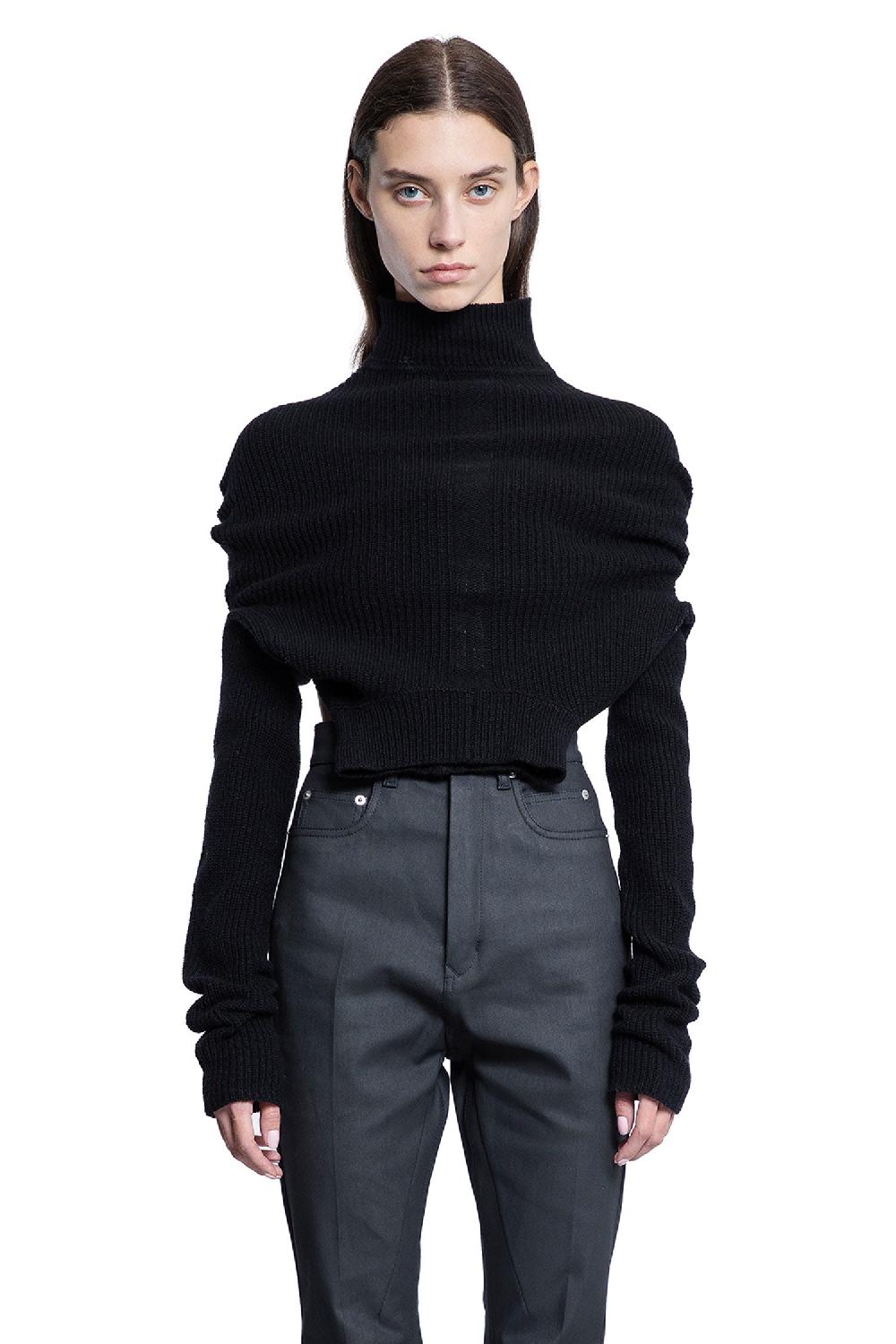 Antonioli RICK OWENS WOMAN BLACK KNITWEAR