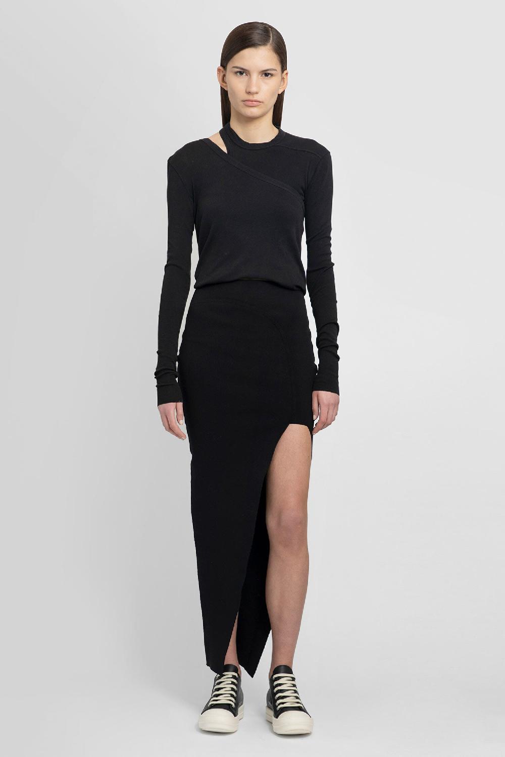 Antonioli RICK OWENS WOMAN BLACK SKIRTS