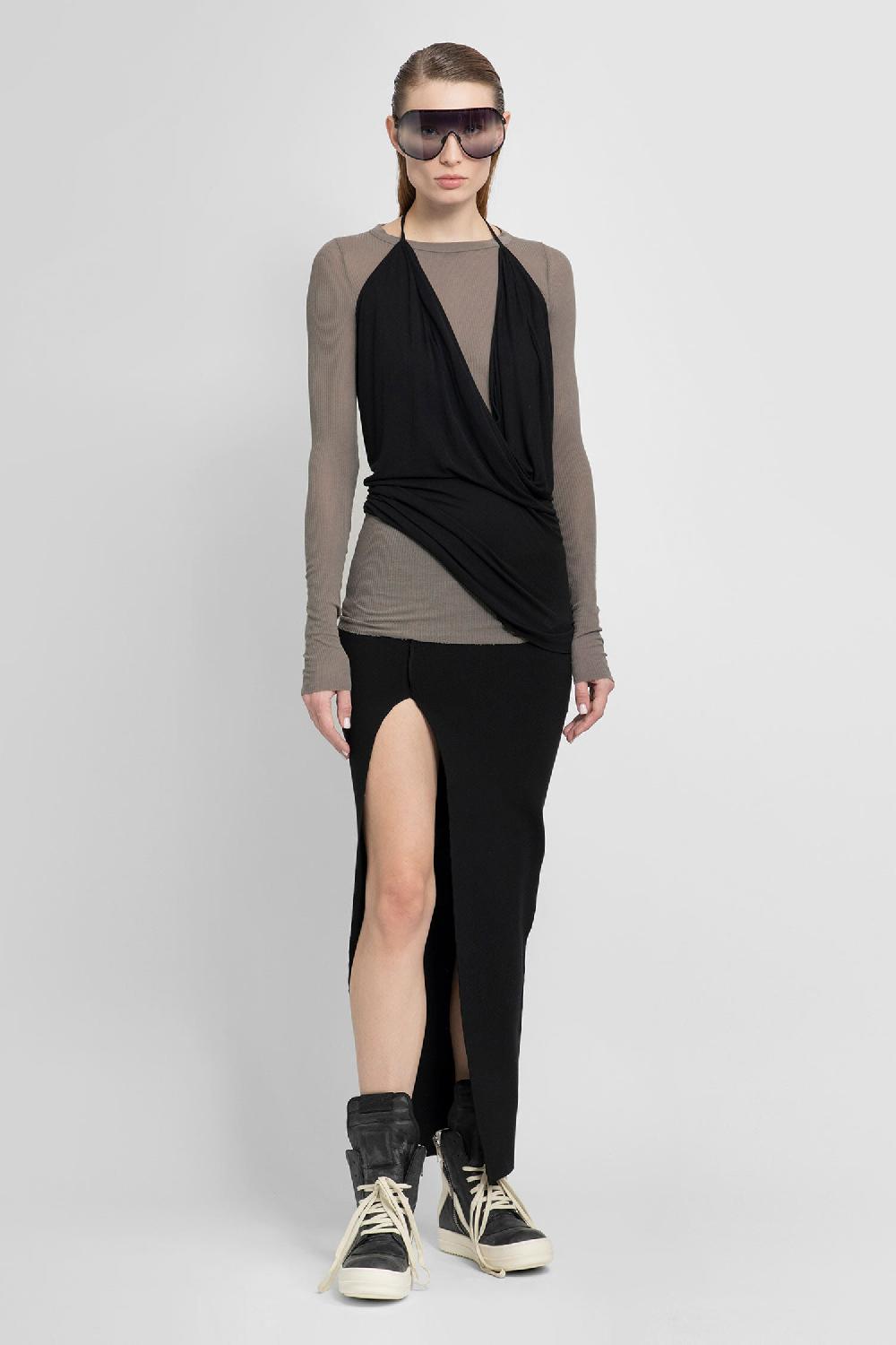 Antonioli RICK OWENS WOMAN BLACK SKIRTS
