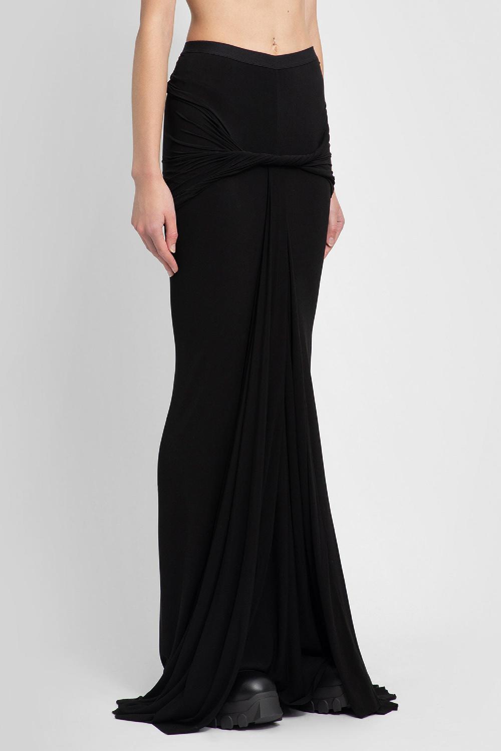 Antonioli RICK OWENS WOMAN BLACK SKIRTS