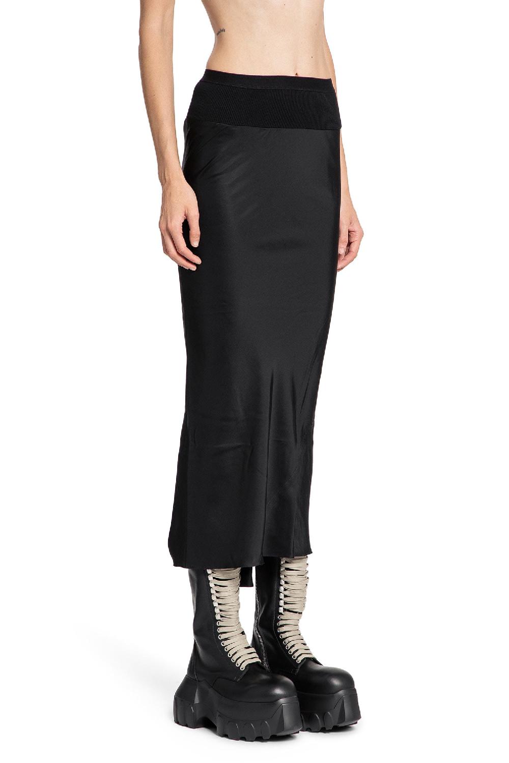 Antonioli RICK OWENS WOMAN BLACK SKIRTS