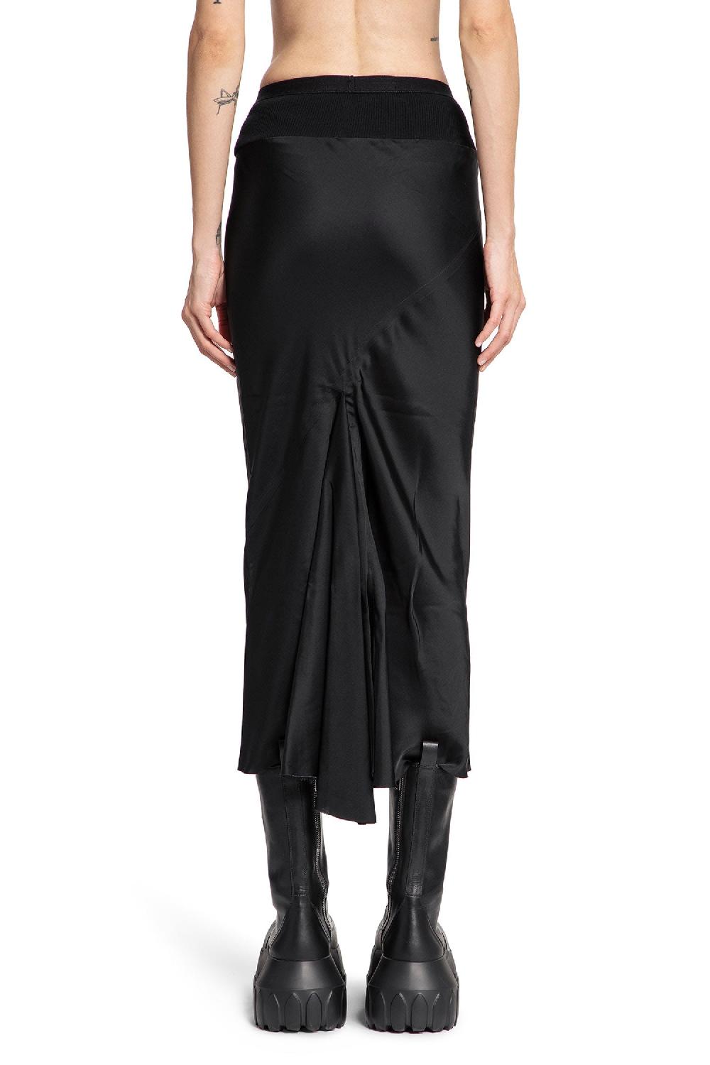 Antonioli RICK OWENS WOMAN BLACK SKIRTS