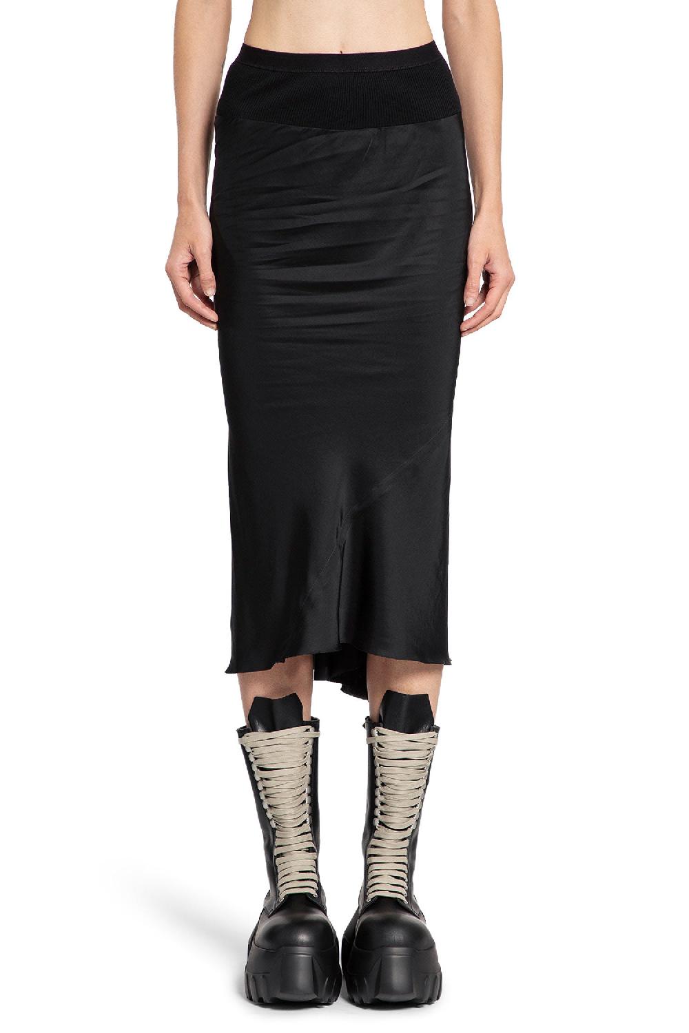 Antonioli RICK OWENS WOMAN BLACK SKIRTS